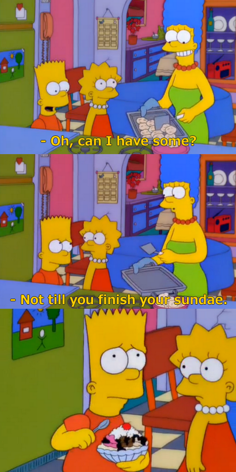Can I have some? - The Simpsons